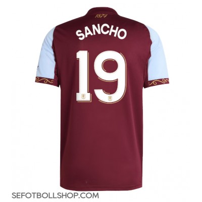 Billiga Aston Villa Jadon Sancho #19 Hemma fotbollskläder 2025-26 Kortärmad Billiga Aston Villa Jadon Sancho #19 Hemma fotbollskläder 2025-26 Kortärmad